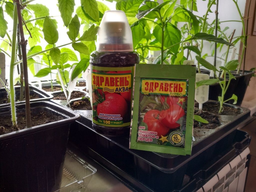 Удобрение «Здравень» для томатов и перцев